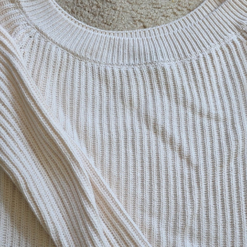 Off-Shoulder Ribbed Knit Sweater - Picture 2 of 5